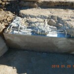 Beim Abbruch entstandene Schänden werden saniert, um eine fachgerechte Auflagefläche für das Klemmfugenband gewährleisten zu können