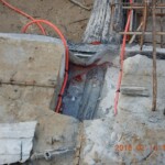 Montage von Verpressschläuchen für eine evt. nachträgliche Sanierung